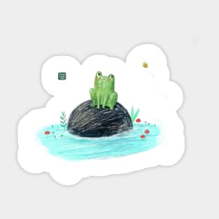 Little Frog Sticker